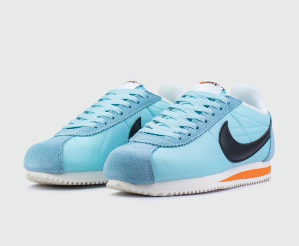 Nike cortez light blue on sale